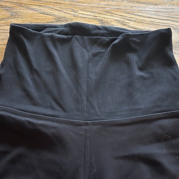LULULEMON ribbed cuff/waist legging/4 /black LWSFSOS - Picture 5 of 7